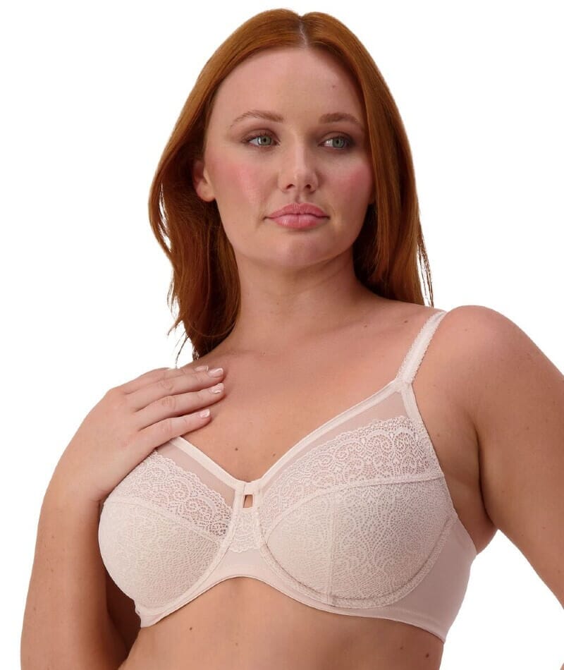 Triumph Sheer Underwired Bra - Nude Pink Bras