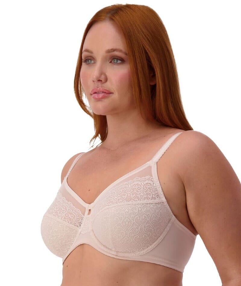Triumph Sheer Underwired Bra - Nude Pink Bras
