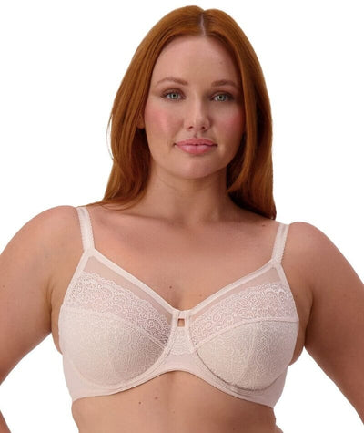 Triumph Sheer Underwired Bra - Nude Pink Bras