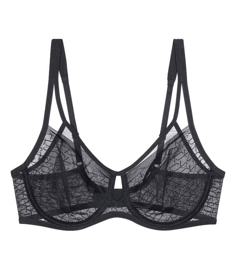Triumph Signature Sheer Underwired Minimiser Bra - Black Bras