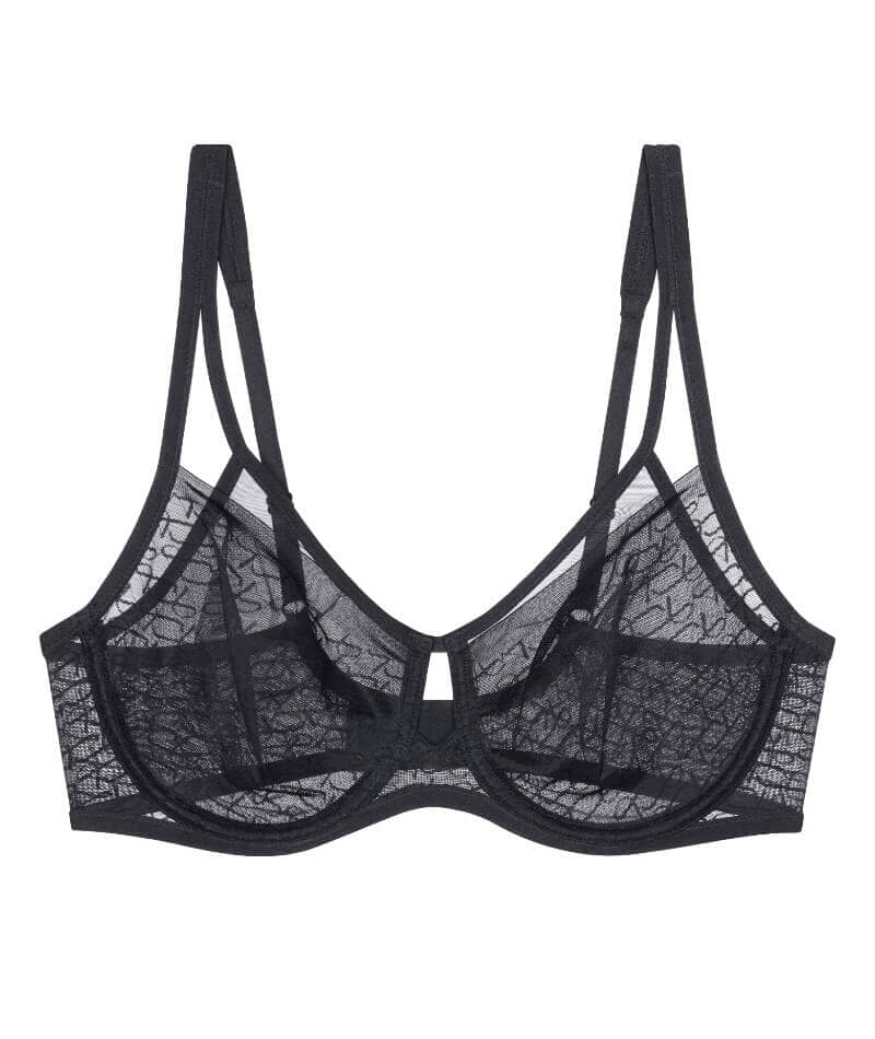 Triumph Signature Sheer Underwired Minimiser Bra - Black - Curvy