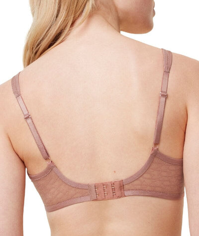 Triumph Signature Sheer Underwired Minimiser Bra - Toasted Almond Bras