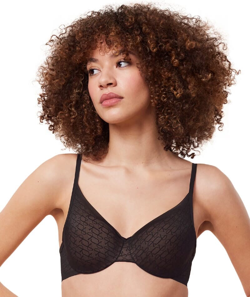 Buy Black Recycled Lace Full Cup Bra 42D | Bras | Argos