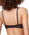 Triumph Signature Sheer Underwired Padded Half Cup Bra - Black Bras