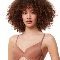 Triumph Signature Sheer Underwired Padded Half Cup Bra - Toasted Almond