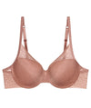 Triumph Signature Sheer Underwired Padded Half Cup Bra - Toasted Almond Bras