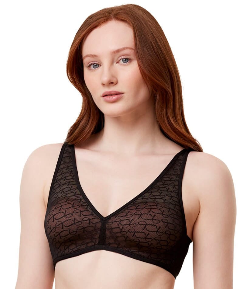 Triumph Signature Sheer Padded Wire-free Bra - Black Bras