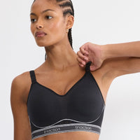 Triumph Triaction Cardio Air Wire-free Padded Sports Bra - Black