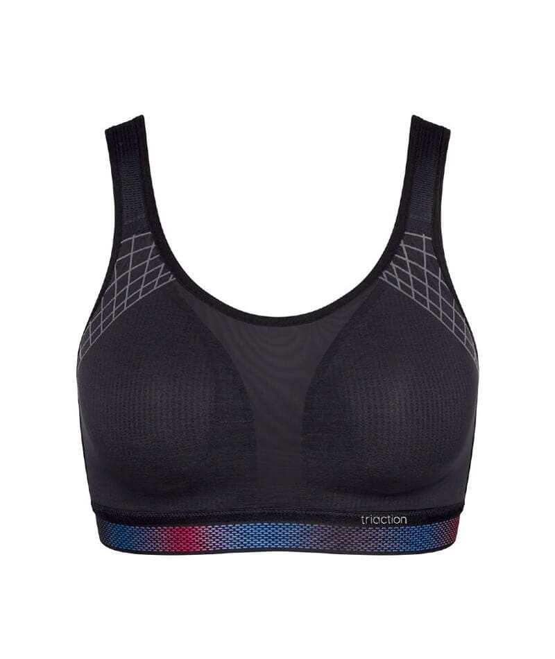 Triumph Triaction Extreme Lite Wirefree Sports Bra In Black