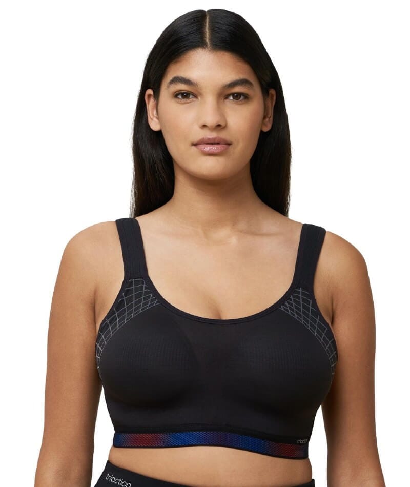 Triumph Triaction Energy Lite Wire-free Sports Bra - Black - Curvy