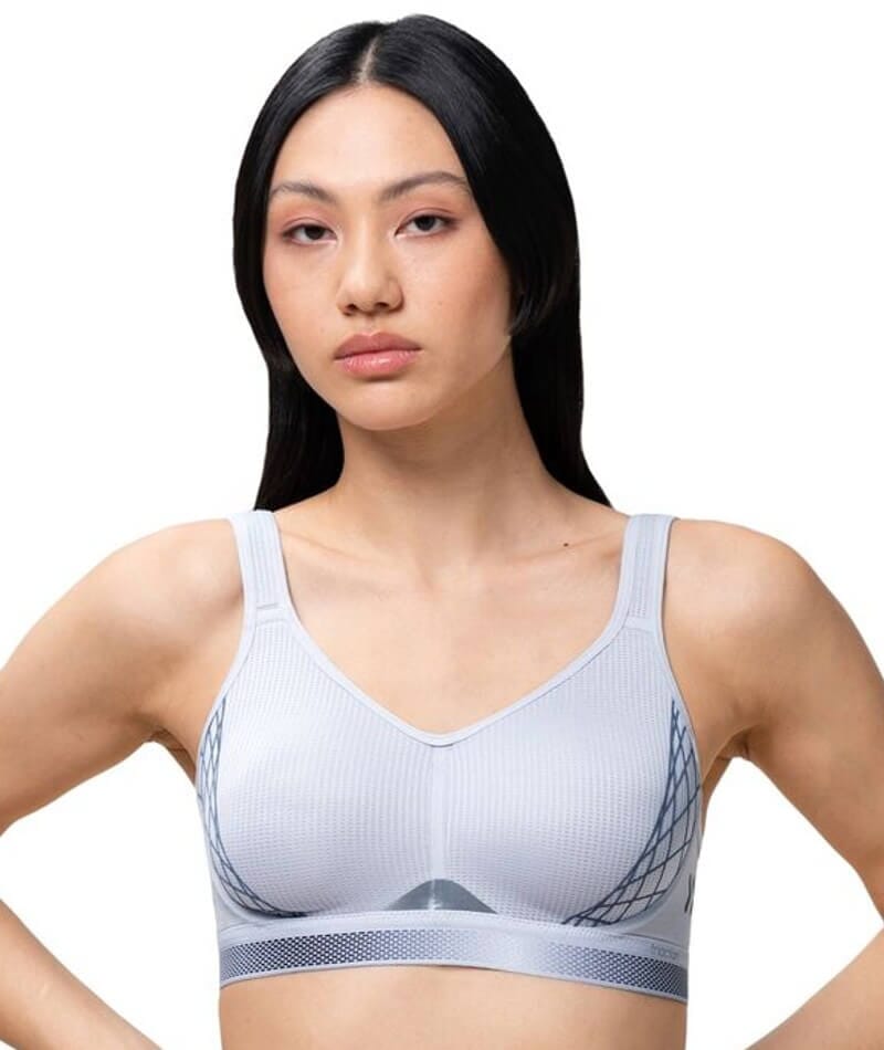Triumph Triaction Cardio Flow Wire-free Sports Bra - Platinum Bras