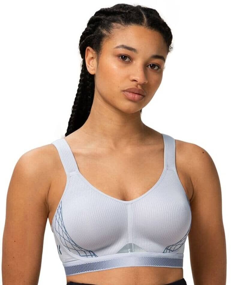 Triumph Triaction Cardio Flow Wire-free Sports Bra - Platinum Bras