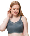 Triumph Triaction Control Lite Minimiser Sports Bra - Grey Bras