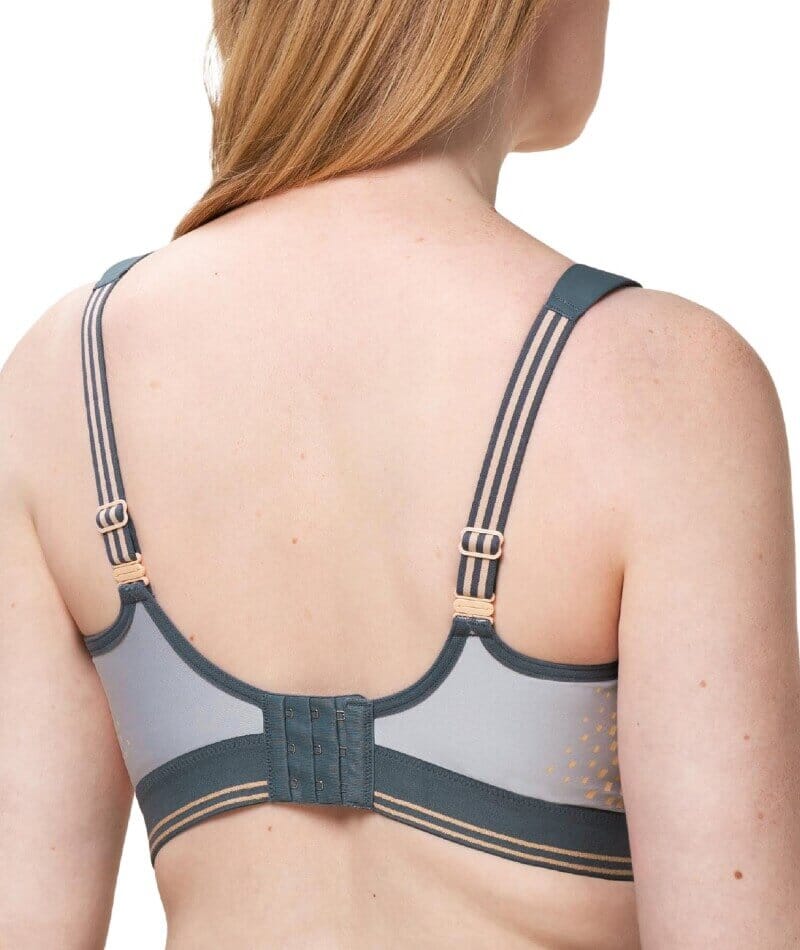 Buy Triumph® Grey Triaction Control Lite Minimiser Sports Bra from