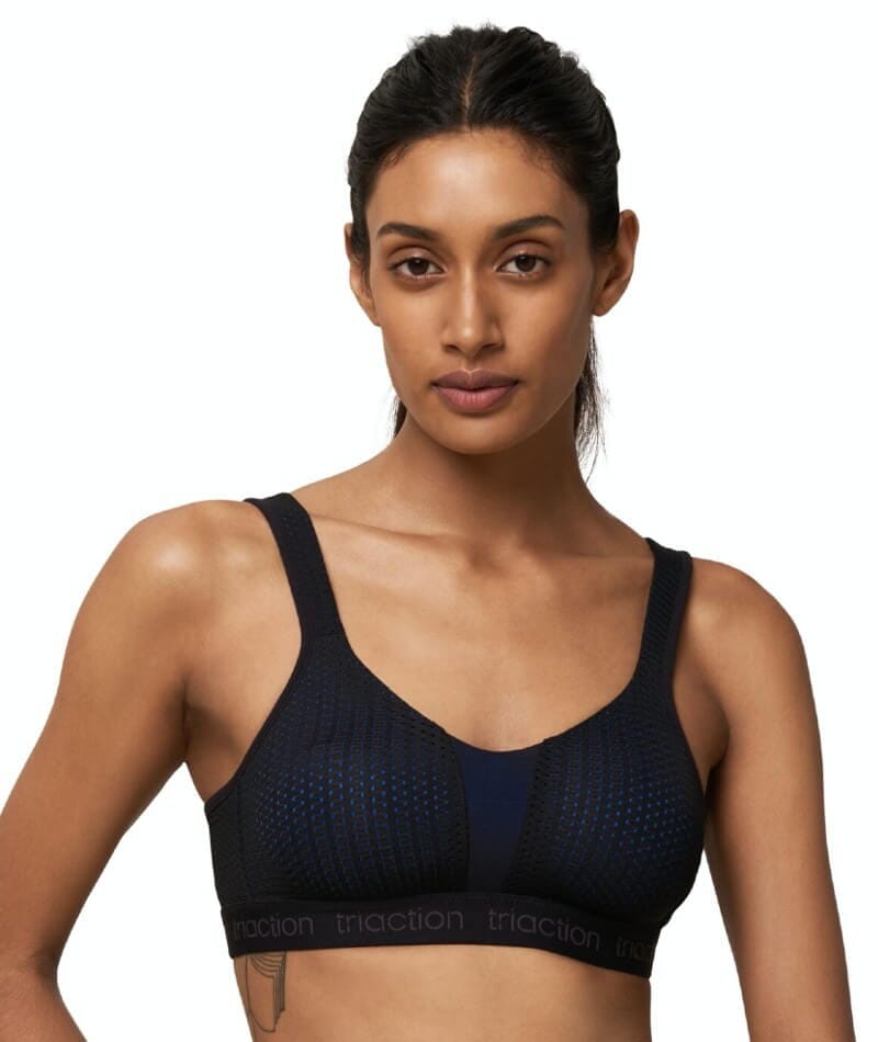 Triumph Triaction Energy Lite Wire-free Sports Bra - Black - Curvy