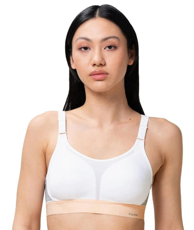 Triumph Triaction Extreme Lite Wire-free Sports Bra - White Bras