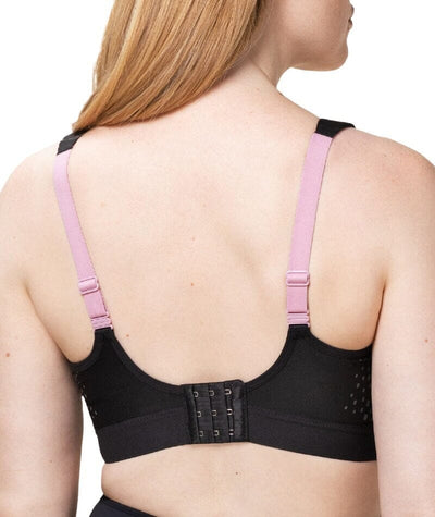 Triumph Triaction Hybrid Lite Wire-free Sports Bra - Black Bras