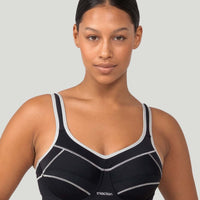 Triumph Triaction Performance Sports Bra - Black / Silver