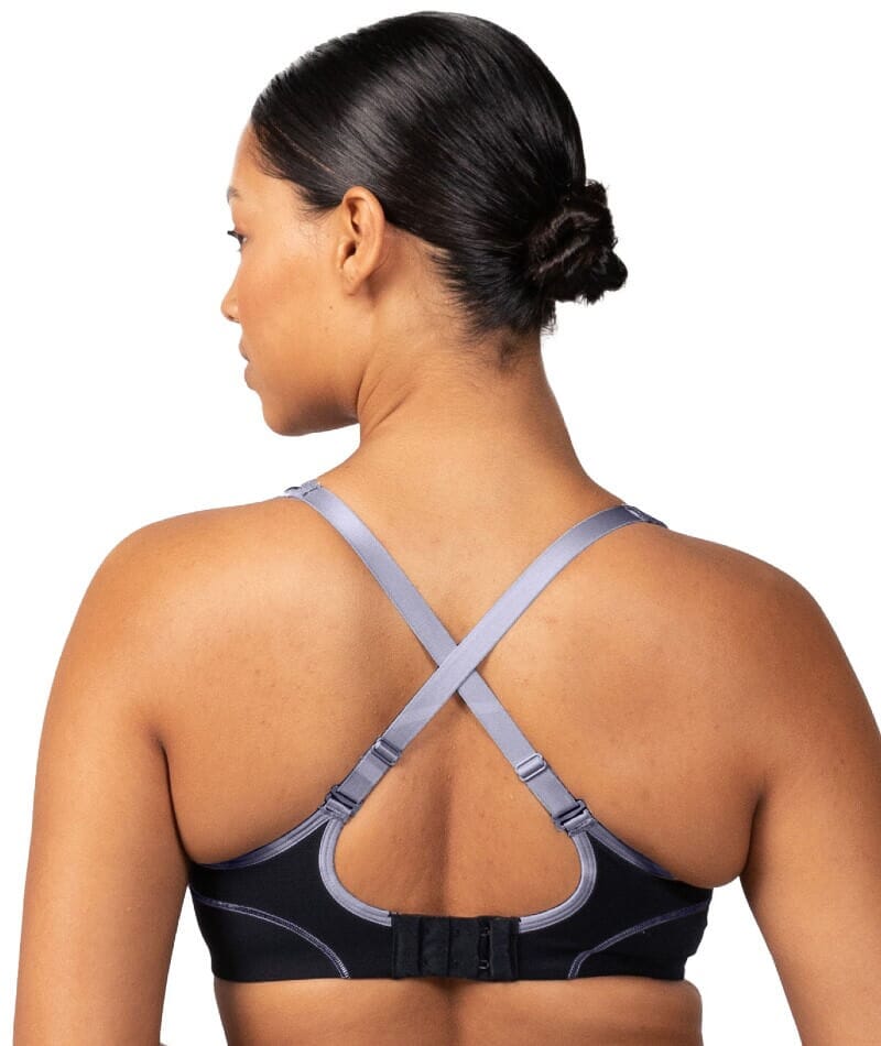 Triumph Triaction Performance Sports Bra - Titanium - Curvy Bras