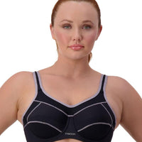 Triumph Triaction Performance Sports Bra - Black / Silver