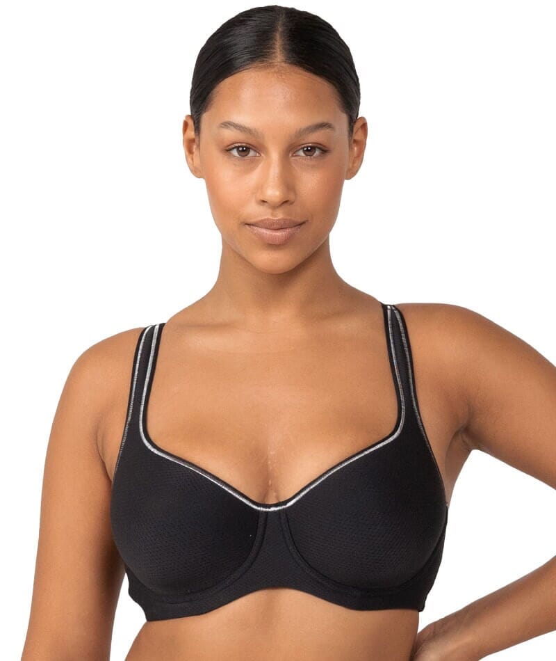 Action Sports Bra in Jet Black –