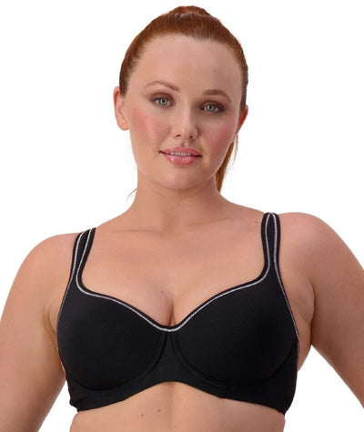 Triumph Triaction Racerback 2 Pack - Black/White Bras