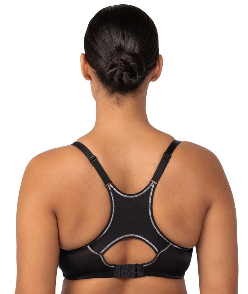 Triumph Women's Triaction Racerback Sports Bra - Black - Size 12D