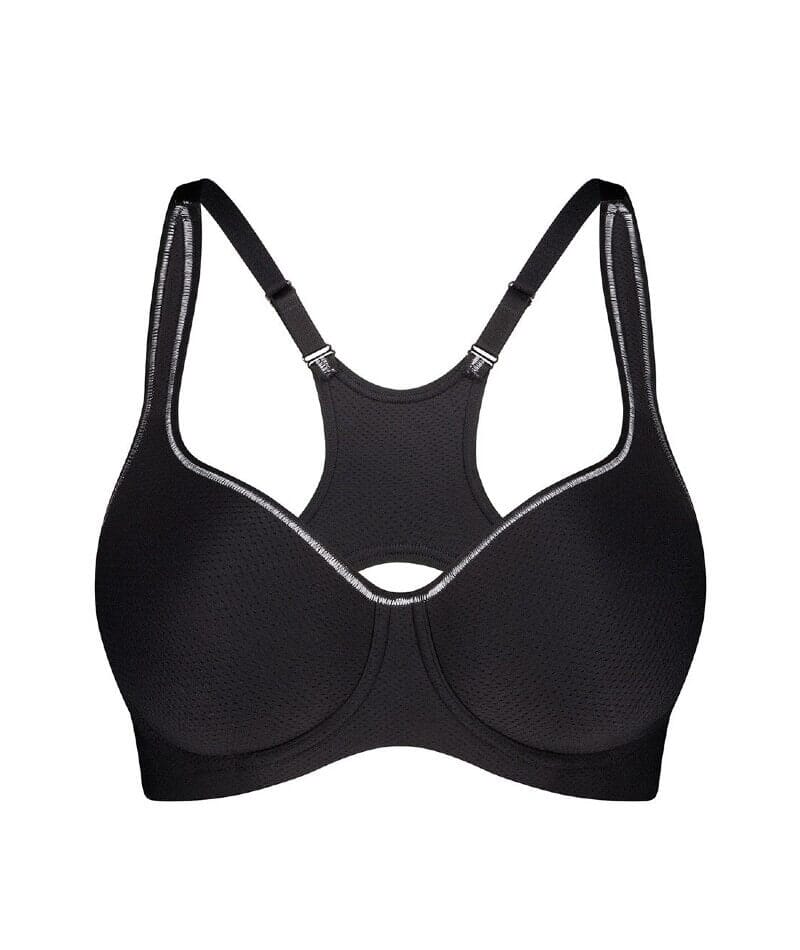 Triumph Triaction Racerback Sports Bra - Black Bras