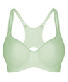 Triumph Triaction Racerback Sports Bra - Mint Frappe Bras