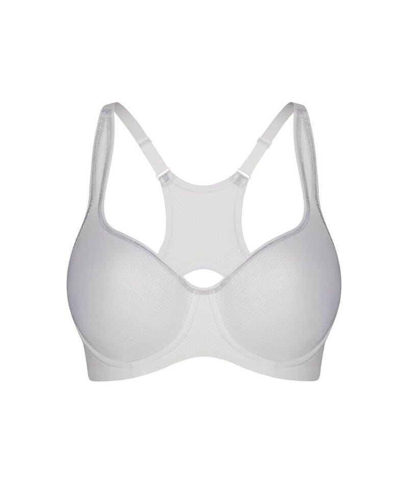 Triumph Triaction Racerback Sports Bra - White Bras