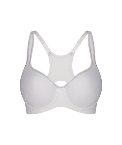 Triumph Triaction Racerback Sports Bra - White Bras