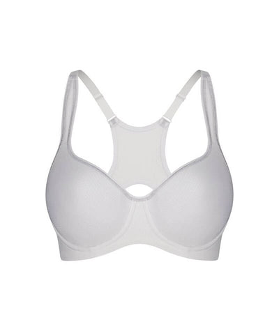 Triumph Triaction Racerback Sports Bra - White Bras