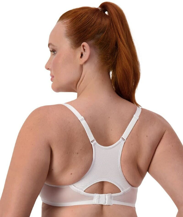 Triumph Triaction Racerback Sports Bra White
