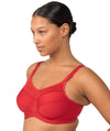 Triumph Triaction Ultra Underwired Sports Bra - Shanghai Red Bras