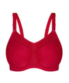 Triumph Triaction Ultra Underwired Sports Bra - Shanghai Red Bras