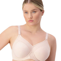 Triumph Triaction Ultra Underwired Padded Sports Bra - Fig Pink