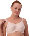 Triumph Triaction Ultra Underwired Sports Bra - Fig Pink Bras