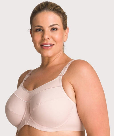 Triumph Triaction Ultra Underwired Sports Bra - Fig Pink