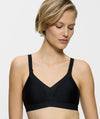 Triumph Triaction Wellness Wire-free Sports Bra - Black Bras