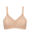 Triumph Triaction Wellness Wire-free Sports Bra - Neutral Beige Bras