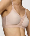 Triumph Triaction Wellness Wire-free Sports Bra - Neutral Beige Bras