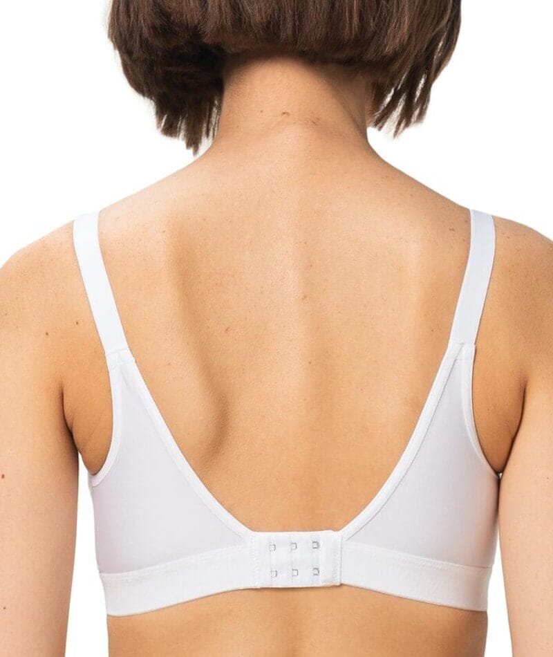 36C White Bralette, White Sports Bra, Workout Bra, Yoga Bra