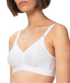 Triumph Triaction Wellness Wire-free Sports Bra - White Bras