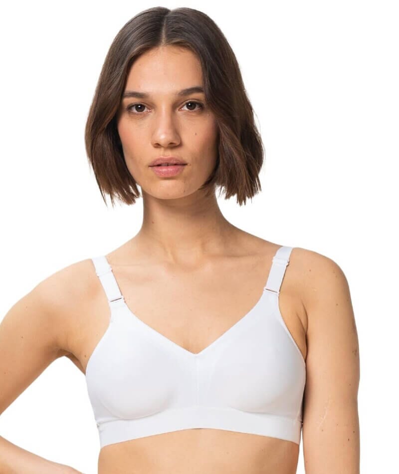 36C White Bralette, White Sports Bra, Workout Bra, Yoga Bra