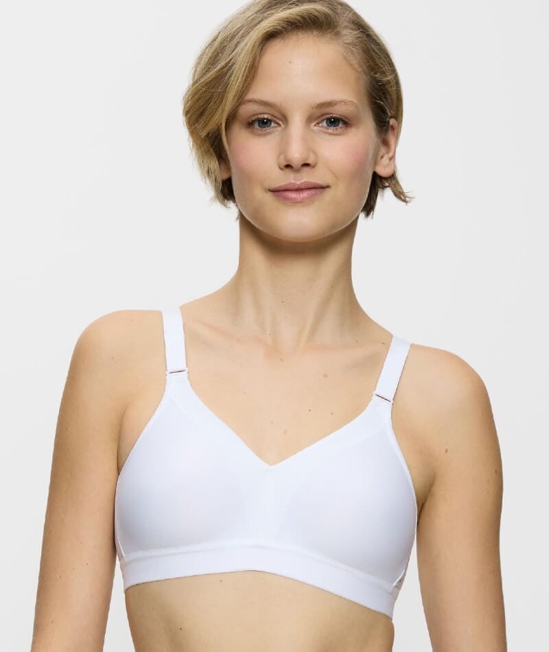 Triumph Triaction Wellness Wire-free Sports Bra White