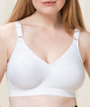 Triumph Triaction Wellness Wire-free Sports Bra - White Bras