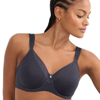 Triumph True Shape Sensation Minimiser Underwire Bra - Ink Gray