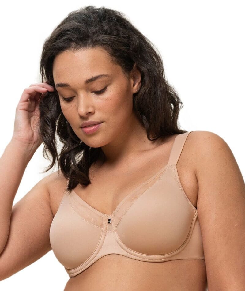 Triumph True Shape Sensation Minimiser Underwire Bra - Smooth Skin