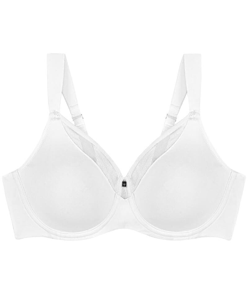 Triumph True Shape Sensation Minimiser Underwire Bra - White - Curvy Bras