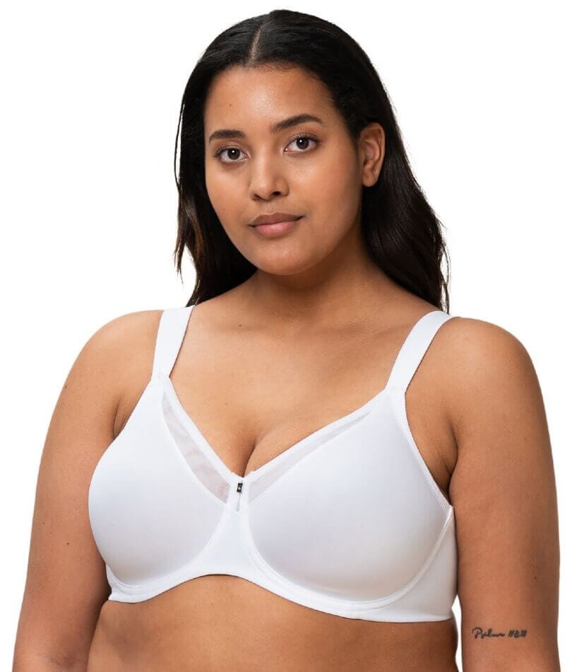 Triumph True Shape Sensation Minimiser Underwire Bra - White